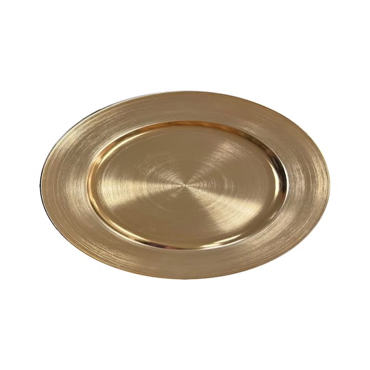 8 Packs: 6 ct. (48 total) 13" Gold Chargers by Celebrate It™